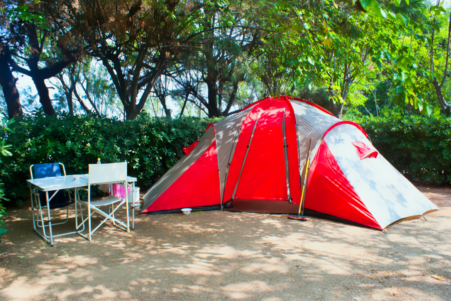 tente camping piscine bord de mer Landes