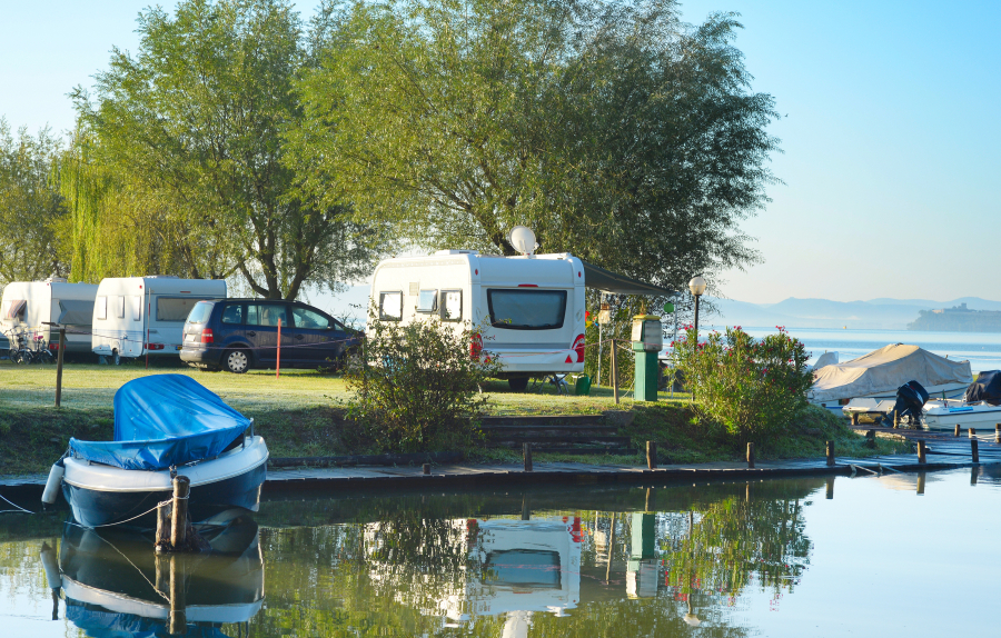 camping Vosges bord de lac 